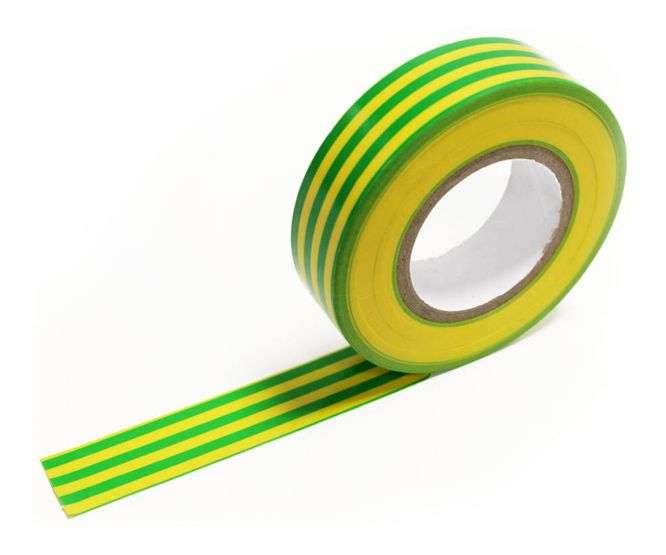 Insulation tape yellow and green itape-gr/yell