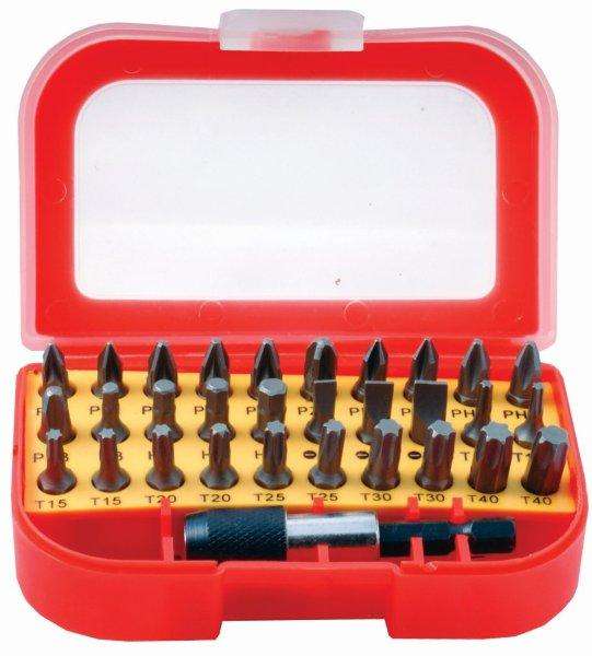 Screwdriver bit set 31pcs in blister