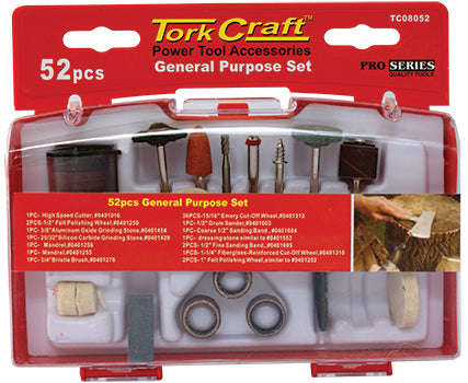 Mini rotary general purpose set 52 pce