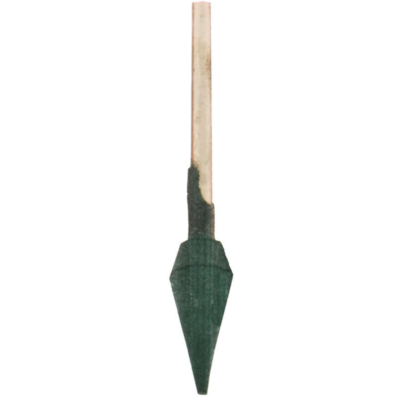 Mini rubber polishing point 6.4mm sharp point 2.4mm shank