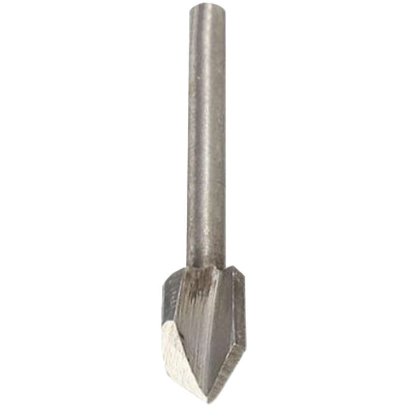 Mini router bit 6.4mm v-groove 3.2mm shank