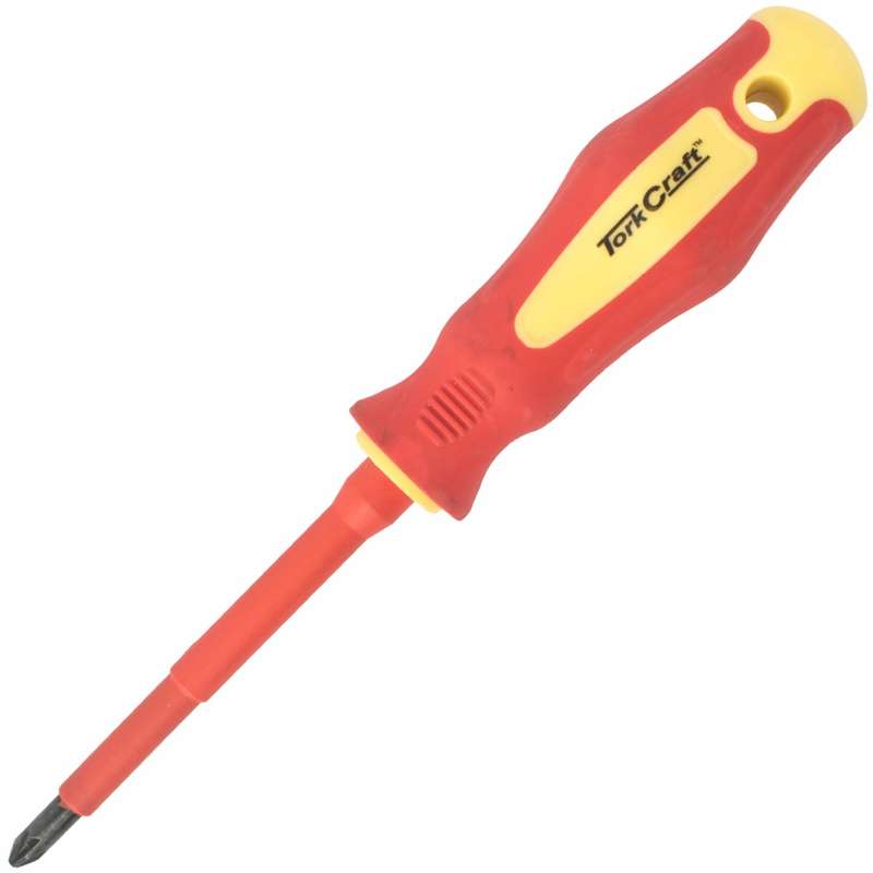Screwdriver insulated pozi.no.2 x 100mm vde