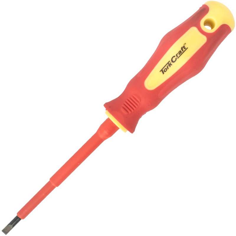 Screwdriver insulated slot 0.8x4x100mm vde