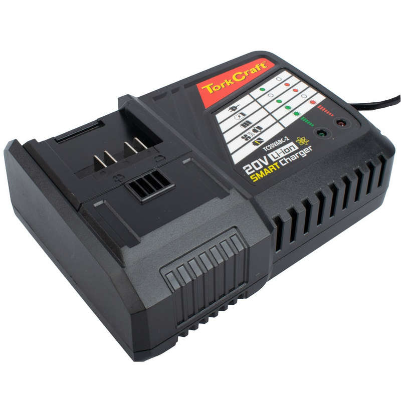 Battery charger smart 2.3a-5a 2 4 & 6a 20v li-ion batttery