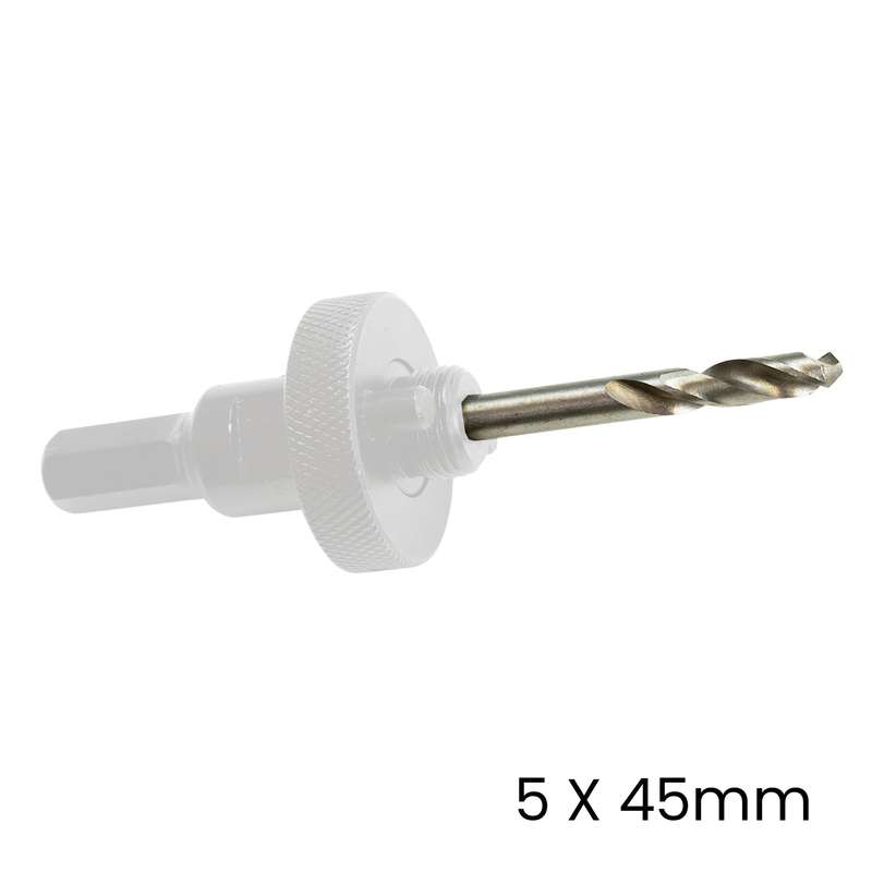 Arbor drill bit 5 x 45mm for hss hole saw