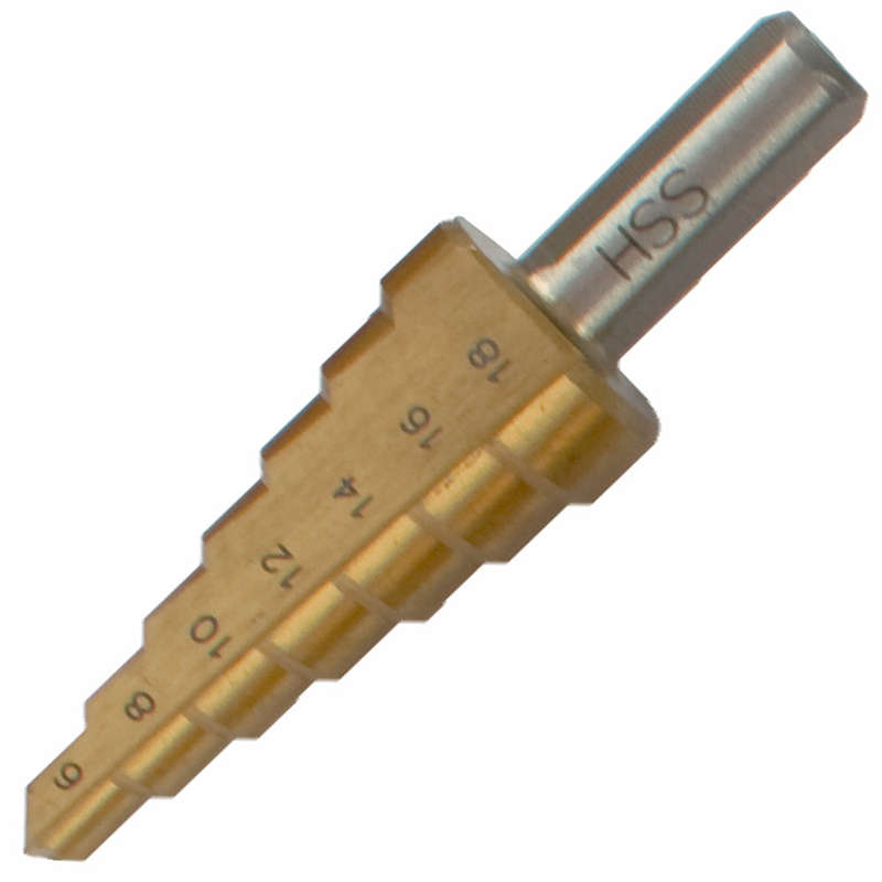 Step drill hss 6-18mmx2mm