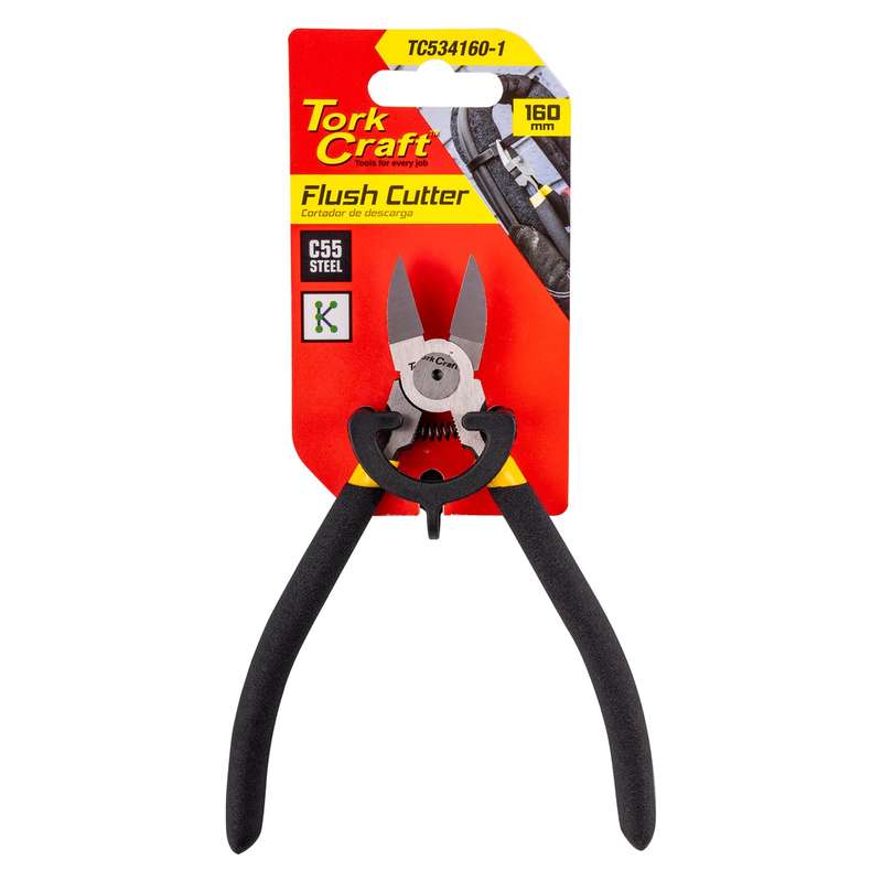 Plastic cutter 160mm diagonal / side cutter pliers flush cut cable tie