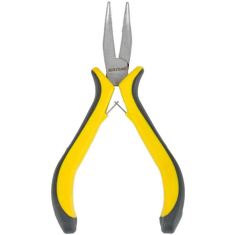 Plier mini bent nose 120mm micro
