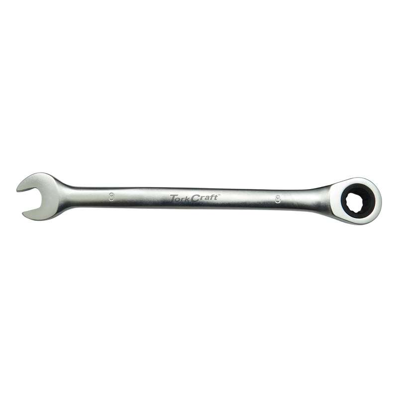 Combination ratchet wrench 8mm fixed head spanner