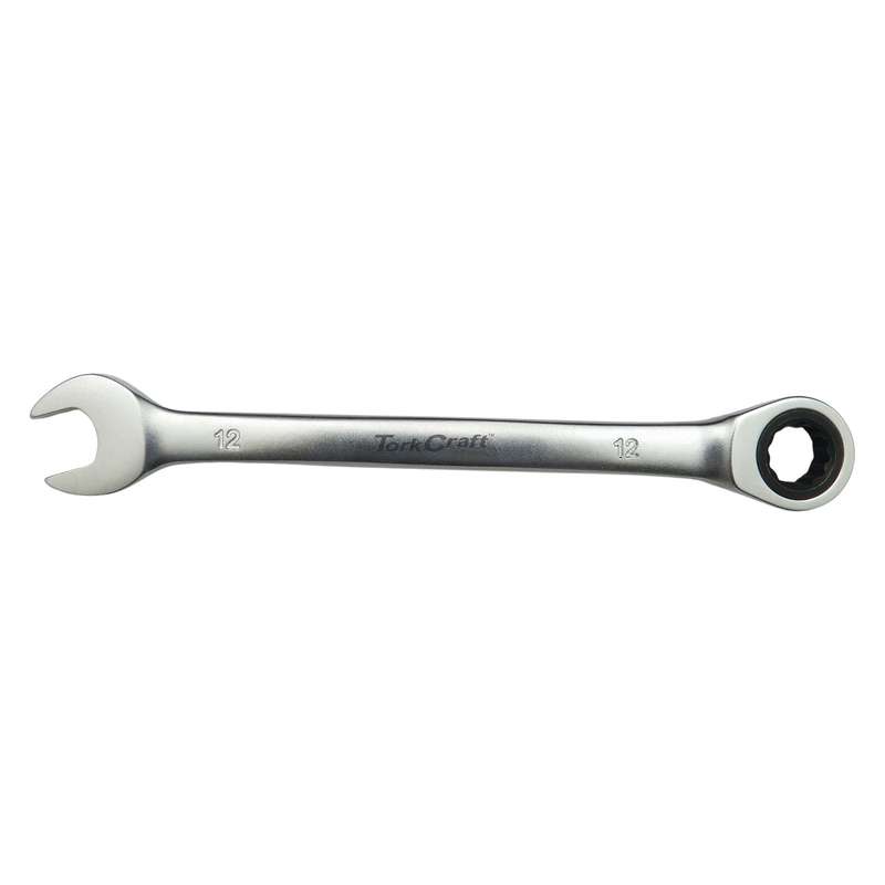 Combination ratchet wrench 12mm fixed head spanner