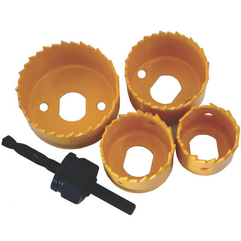 Hole saw set 5pce carbon steel