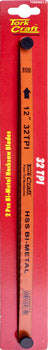 2pc hacksaw blade bi-metal 32tx300 hanging card