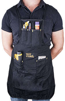 Work apron w/5 pocket tool holders