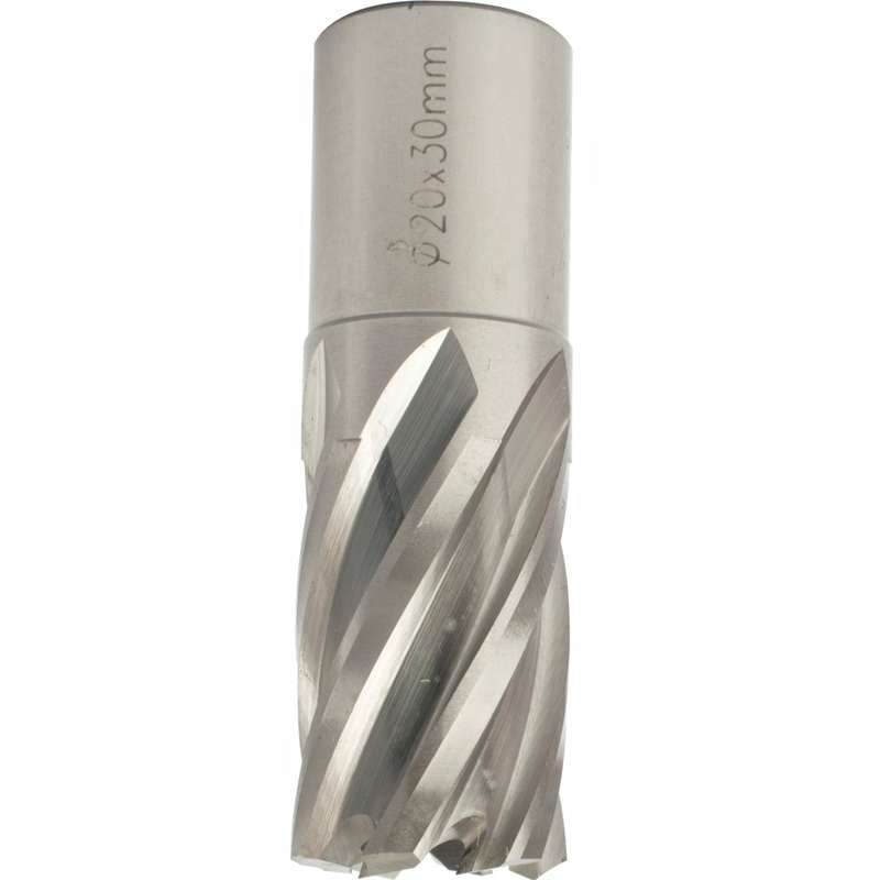 Annular hole cutter hss 20 x 30mm weld shank 19.05mm