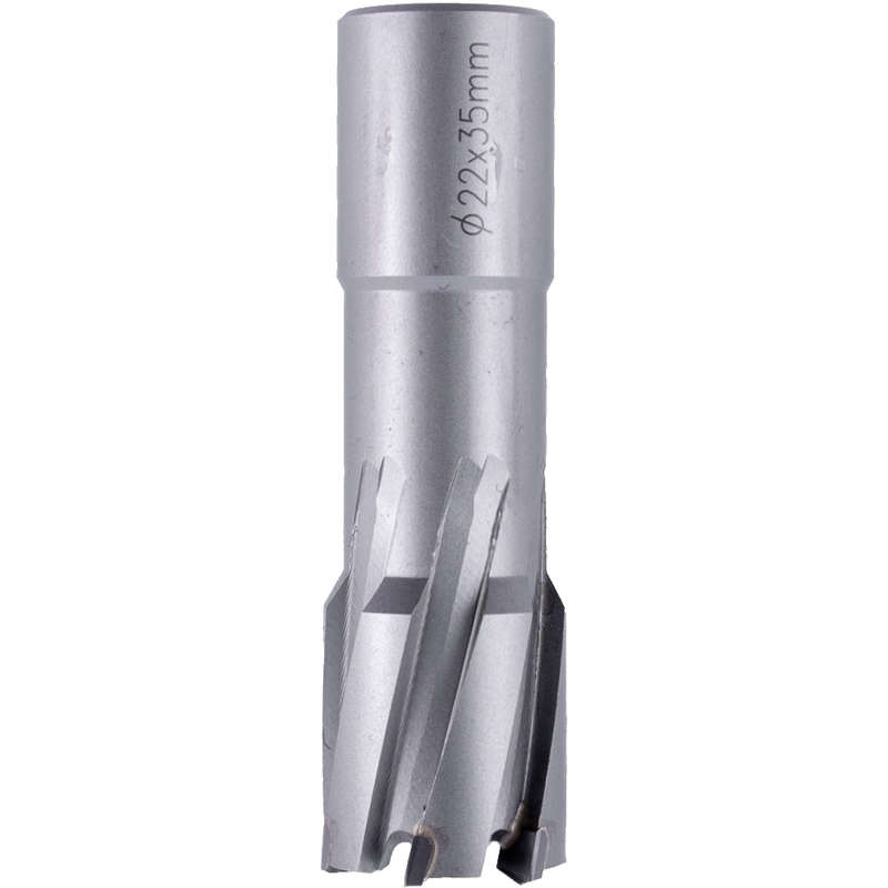 Annular hole cutter tct 22 x 35mm weld shank 19.05mm