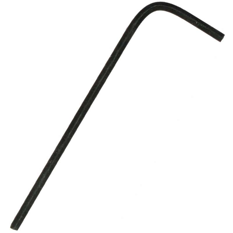 L-wrench hex 1.5 x 45 x 11mm crv black