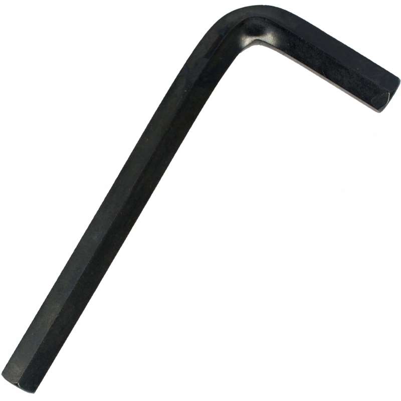 L-wrench hex 10 x 100 x 36mm crv black