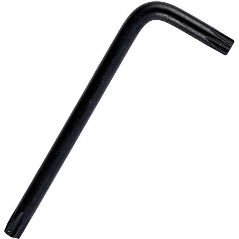 L-wrench torx t25 20 x 63mm crv black
