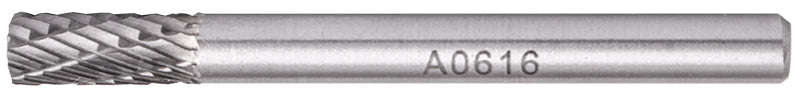 Rotary burr tungsten 6x16x6mm cylindrical