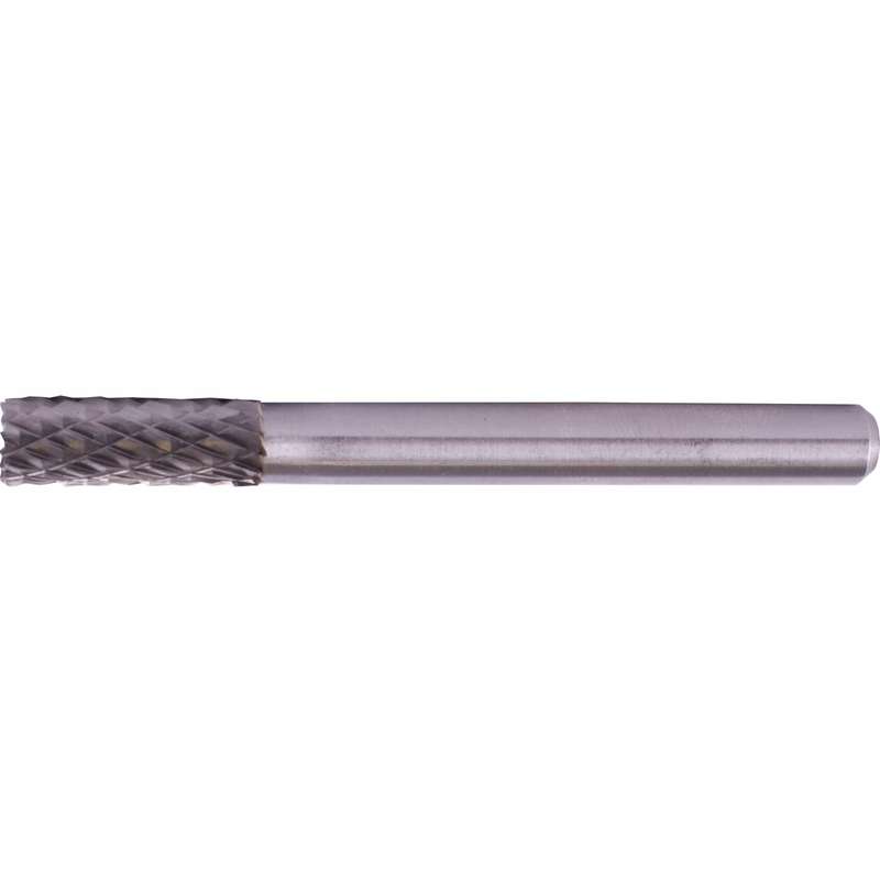 Rotary burr tungsten 6x18x6mm cyl.w/bottom cutter