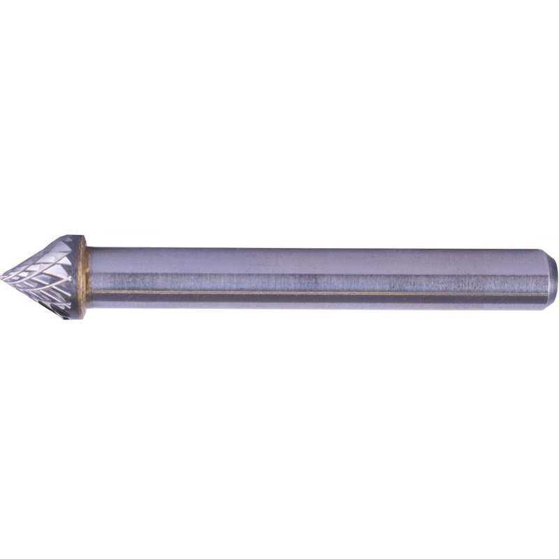 Rotary burr tungsten 8x7x6mm 60 degree cone
