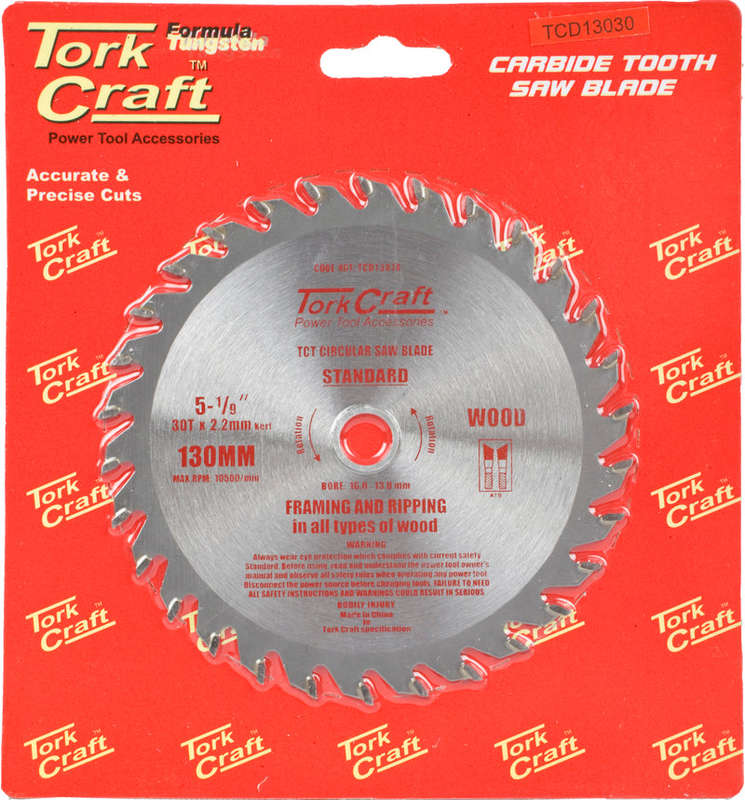 Blade tct 130 x 30t 16/13 general purpose combination wood
