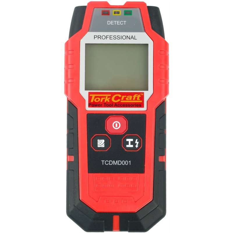 Digital metal detector fer & non fer metals 0-80mm aut-cal. func 9v ba