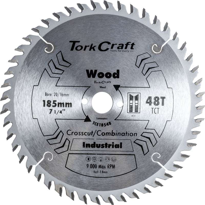 Blade tct euro tip 185 x 48t 20/16mm profesional