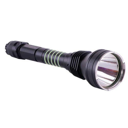 Torch led alum. 700lm blk use 4 x cr123a or 2 x 18650 batteries flash