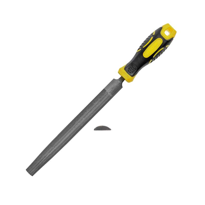 Steel file h/round 200mm 2nd cut