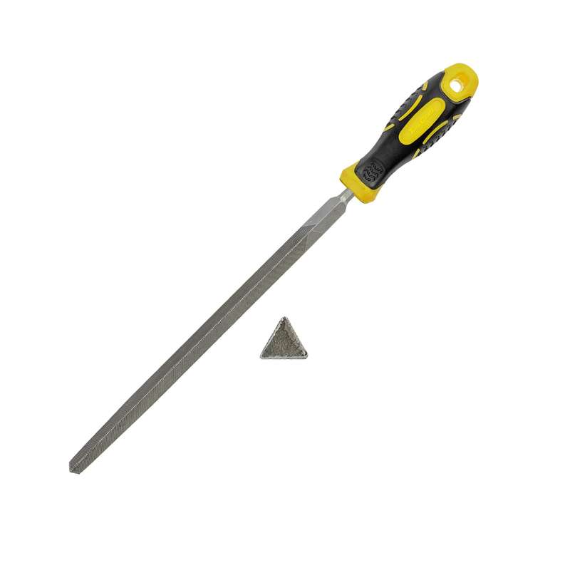 Steel file tri/angle 200mm 2nd cut