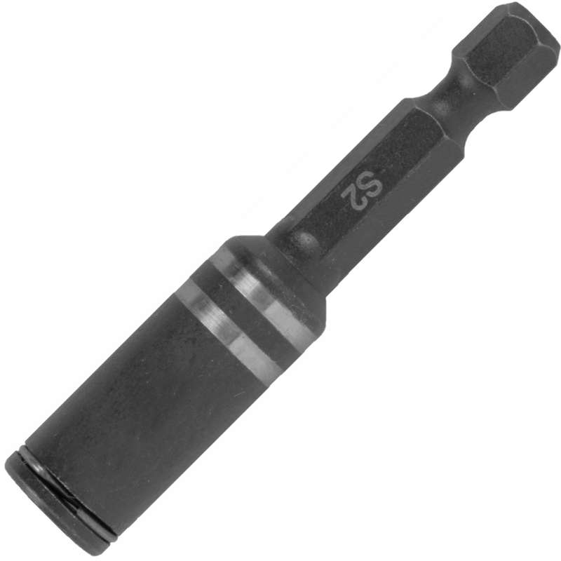 Magnetic bit holder 57mm impact 1/4 x carded
