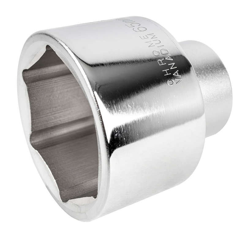 Socket 65mm 1' drive crv hex