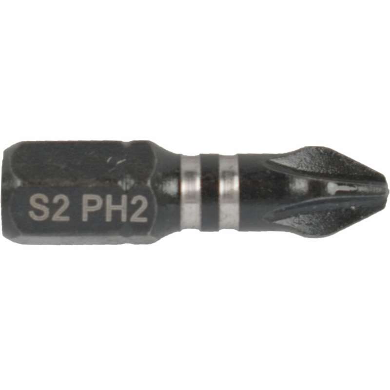 Impact phil.2 x 25mm insert bit bulk ph2