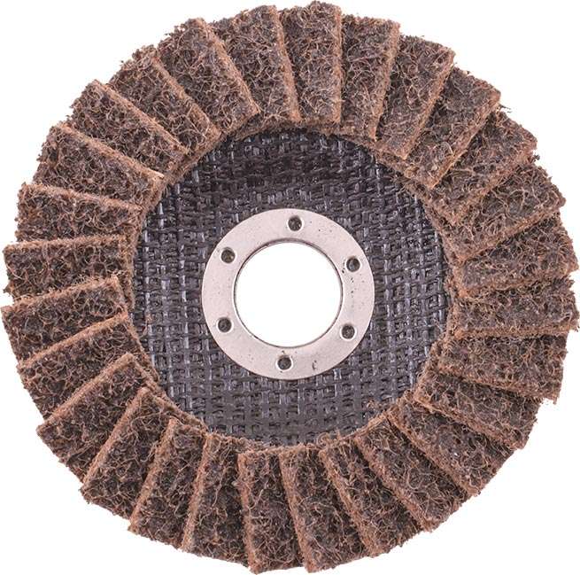 Flap disc non woven 115x22 coarse yellow tcfd