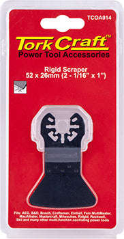 Quick change rigid scraper 52x26mm(2-1/16'x1')