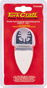 Quick change  base & arbor 35mm d/f fingertip felt polishing pad