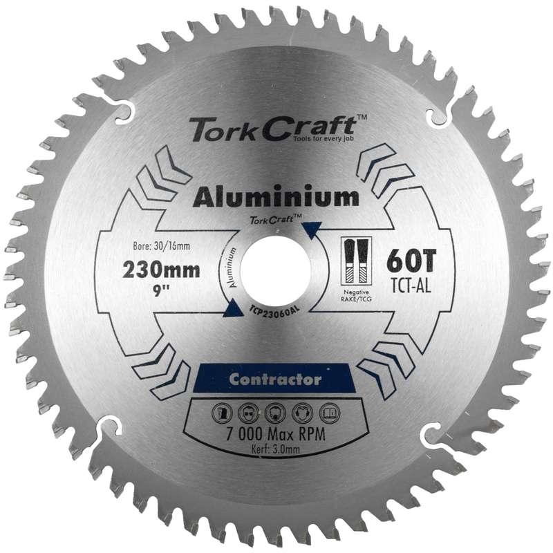 Blade contractor alum 230 x 60 30-16 circular saw tct