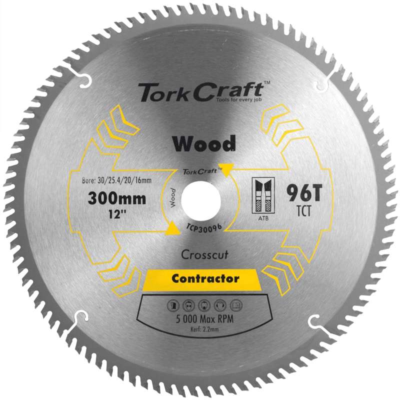 Blade contractor 300 x 96t 30/1/20/16 circular saw tct
