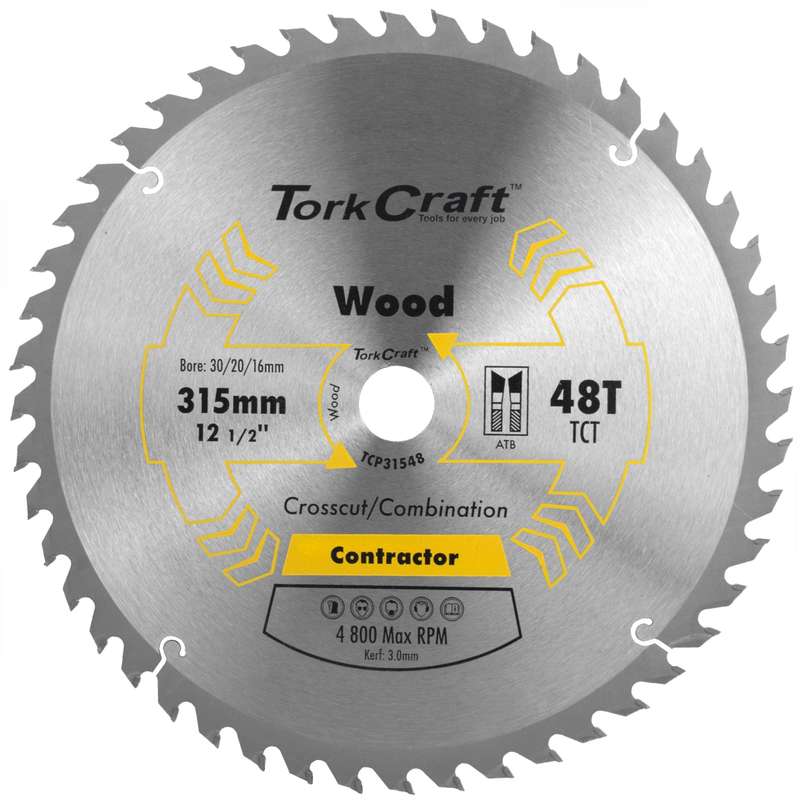 Blade contractor 315mm x 48t 30mm bore circular saw tct