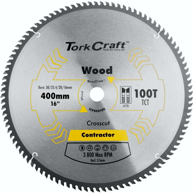 Blade contractor 400 x 100t 30/1 circular saw tct