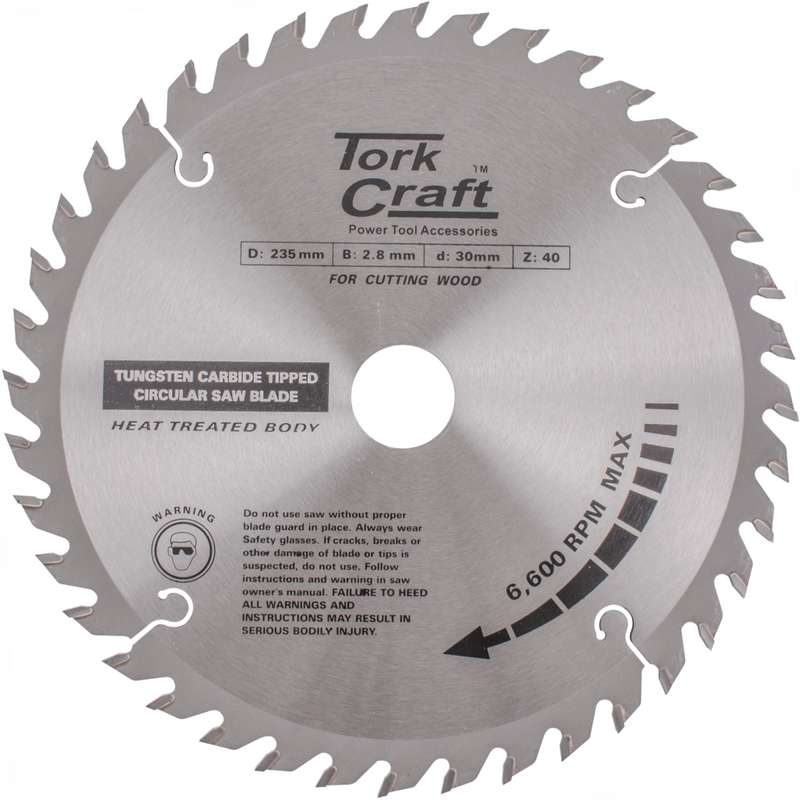 Blade tct 235 x 40t 30/25/16 atb positive profesional industrial