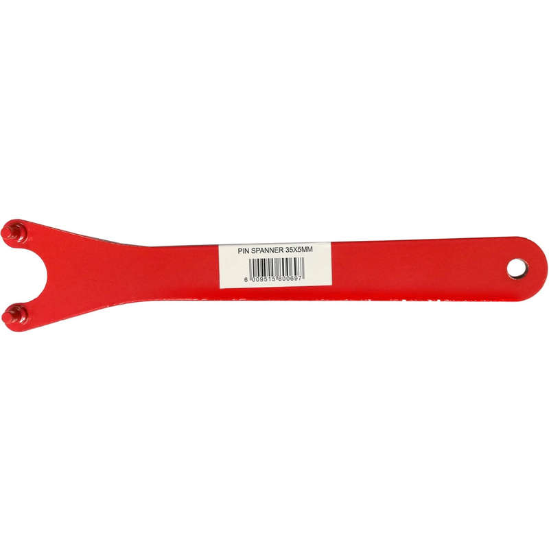 Pin spanner 35x5mm red for angle grinder