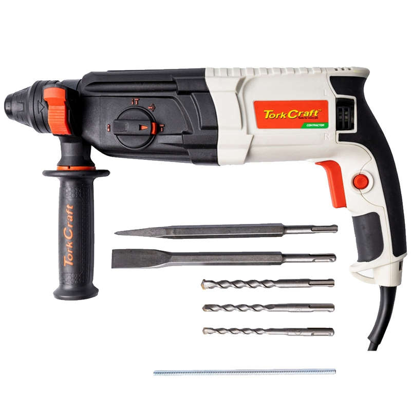 Rot. hammer 800w 220v 2.8j sds-plus 4 func 5500 ipm