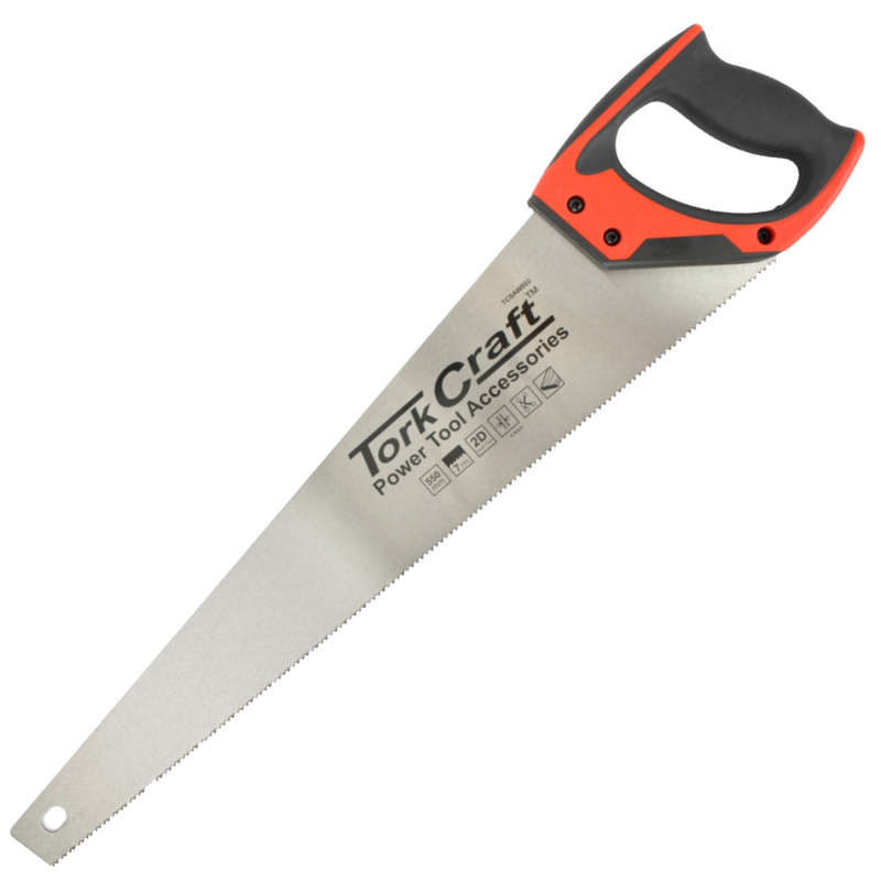 Hand saw 550mm 7tpi 0.9mm temp. blade abs handle