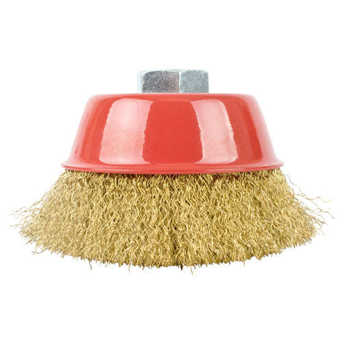 Wire cup brush crimped 100mmxm14 bulk