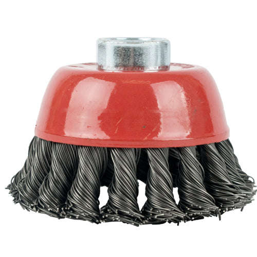 Wire cup brush twisted 80mmxm14 bulk