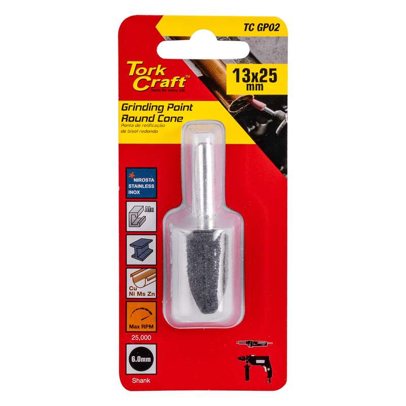 Grinding point round cone