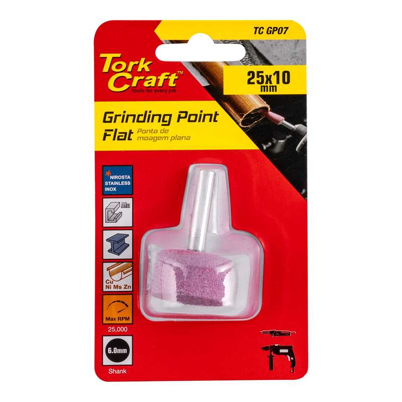 Grinding point flat