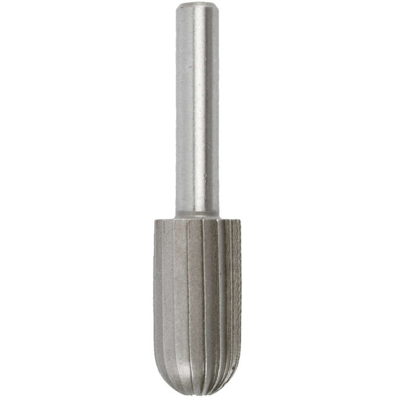 Rotary file round end
